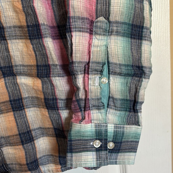 Tommy Bahama men’s linen long sleeve button down shirt size large - Picture 5 of 8